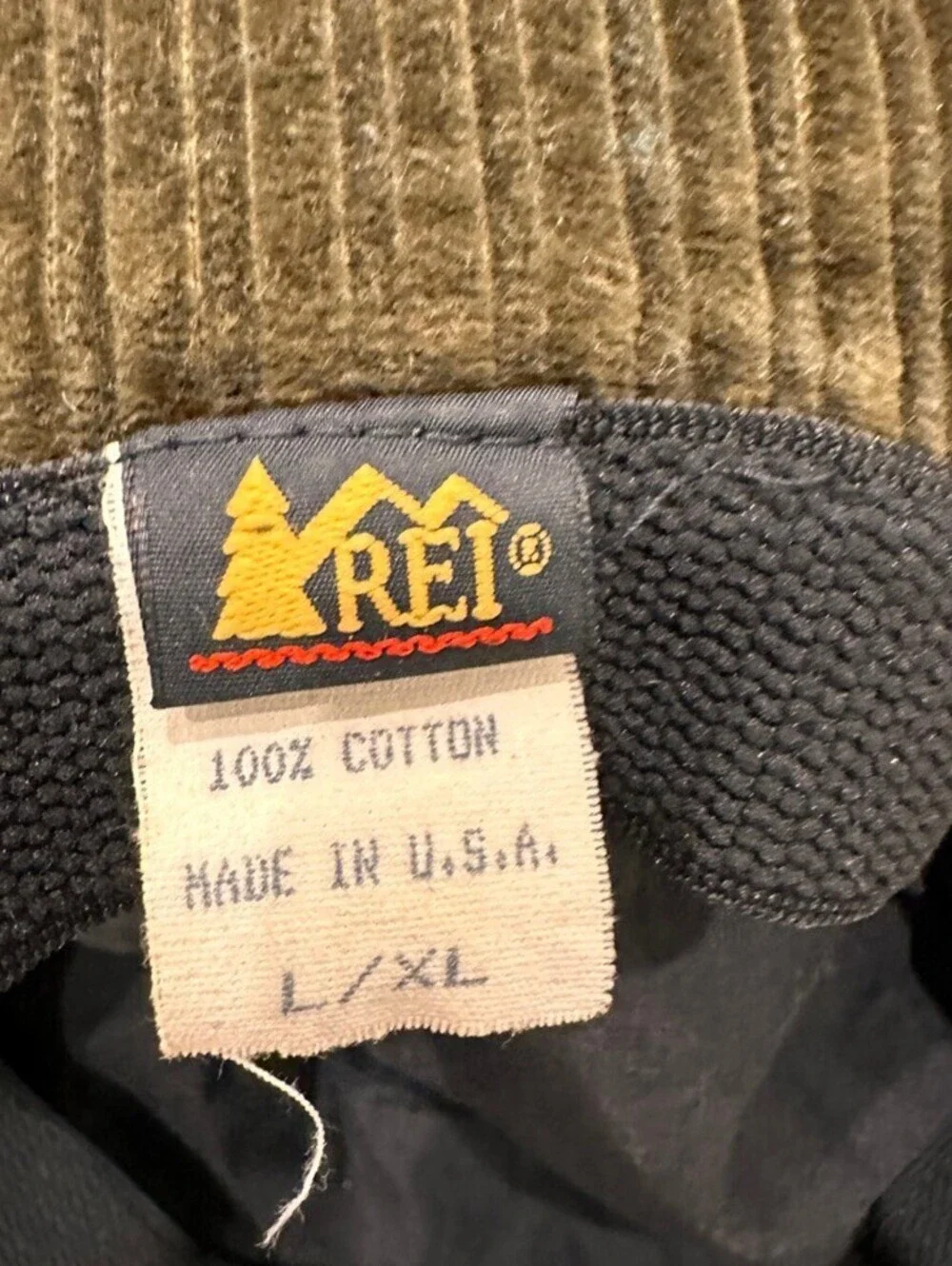 Rei Corduroy 90s Bucket Hat Vintage Green Brown Khaki American Vintage Y2K
